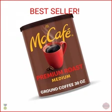McCafe Premium Roast, Medium Roast Ground Coffee, 30 oz Canister