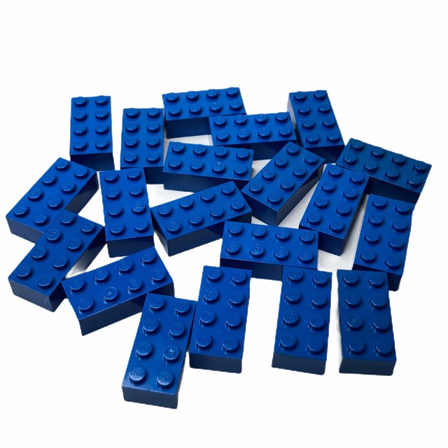 LEGO Bulk Lot of 20 Blue 2x4 Bricks Part 3001 eBay