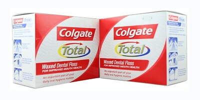 Colgate Total Dental Floss 50m (Pack of 12) Free Shipping Dental Products