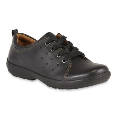 Thom McAn Women's Whitnee Black Sneakers Shoes Size 6- 11 Medium