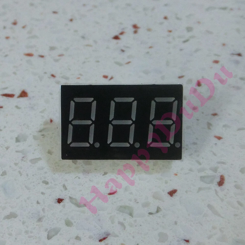 New 0.36" Blue LED 0.36 inch 3 Digit 7 Segment Display Common Anode / Cathode - Image 3 of 4