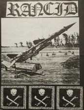 Rancid 2000 Hellcat/Epitaph Records promotional poster Excellent New old stock