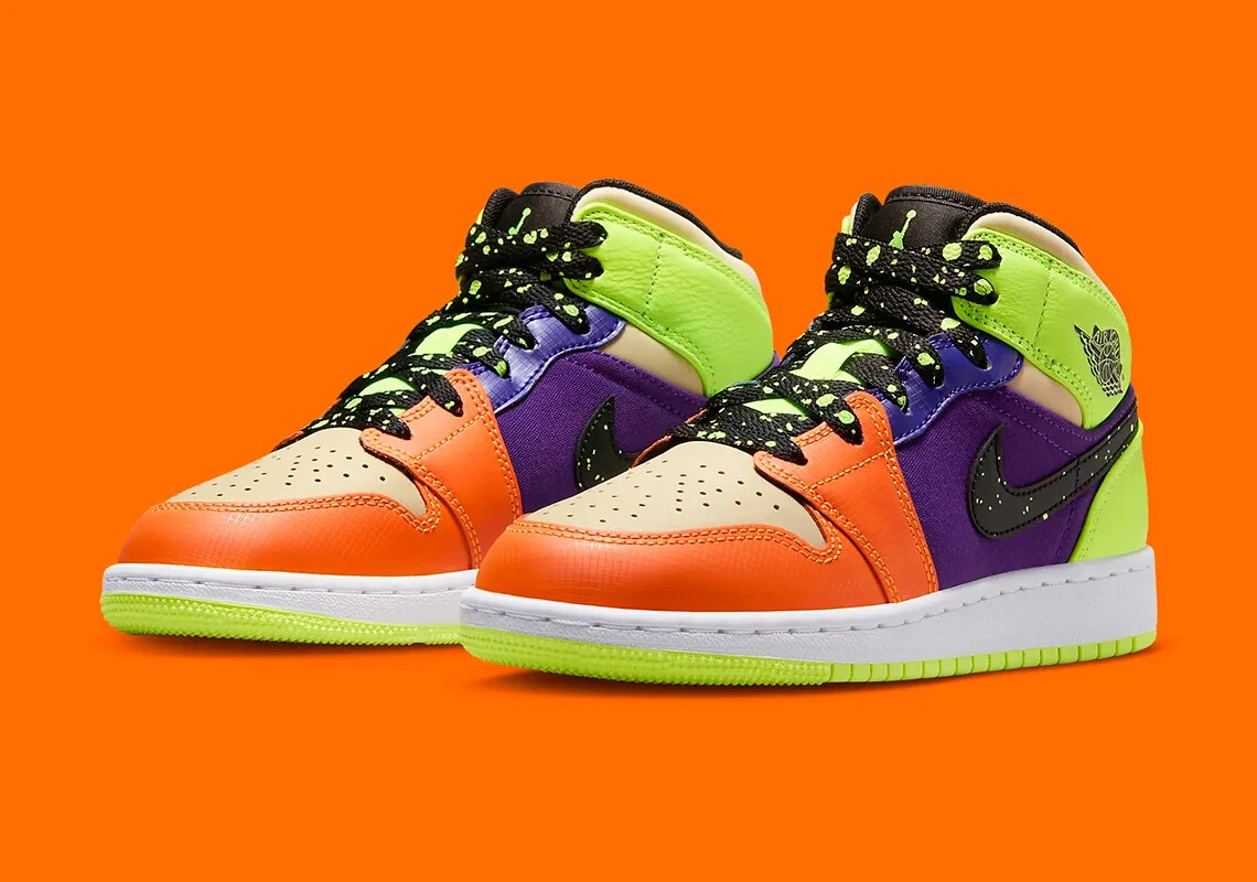 NIKE AIR JORDAN 1 MID SE (GS) SIZE UK 6 EUR 40 (FD8795 700) | eBay UK