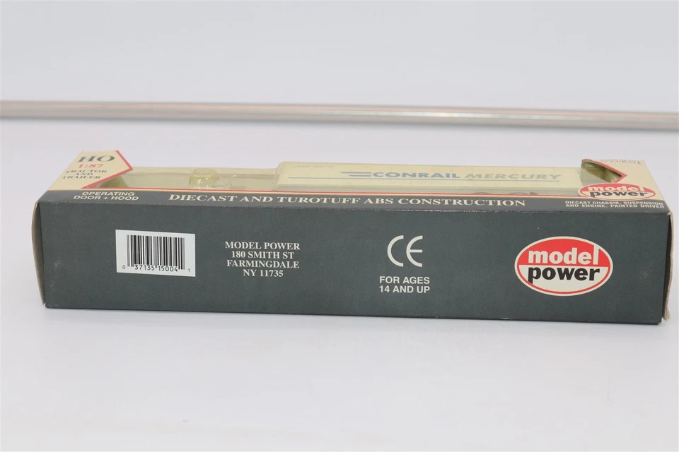 DIECAST 1:87 HO SCALE - TRACTOR AND TRAILER - CONRAIL MERCURY -MODEL POWER - NIP - Image 2 of 4