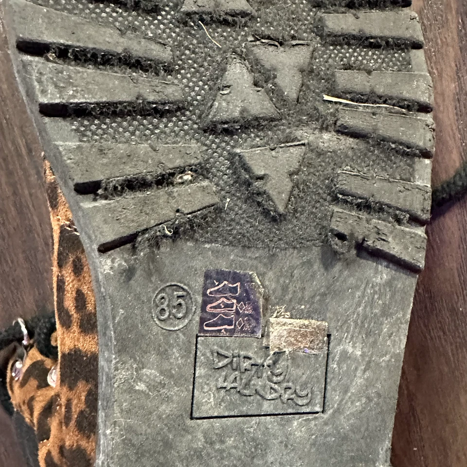 Cheetah print ankle boots (sz 8.5) - Image 3 of 3