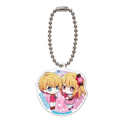 OSHI no KO Character mini Acrylic Swing #1 Aqua & Ruby (A) BANDAI Japan