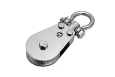 PULL-PRO  SA BOW SHKL BLK LOLOAD, 1/4" W, 2.5", BU, 316 SS