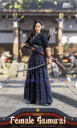 Figura de Acción Samurai Mujer Brotoys LR005 1/12 Modelo Coleccionable EN STOCK - Imagen 14 de 15