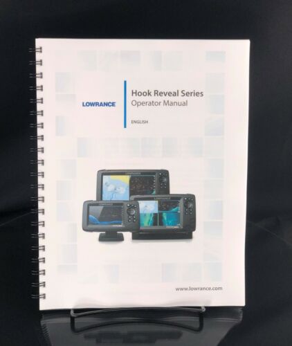 Lowrance HOOK Reveal Series Sonar Manual Instructions: 86 Pages Full Color - Picture 1 of 8