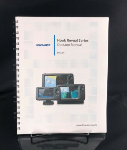 Lowrance HOOK Reveal Series Sonar Manual Instructions: 86 Pages Full Color - Afbeelding 1 van 8