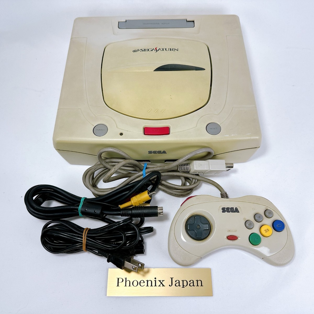 SEGA Sega Saturn White Console Set HST-3220 From Japan NTSC
