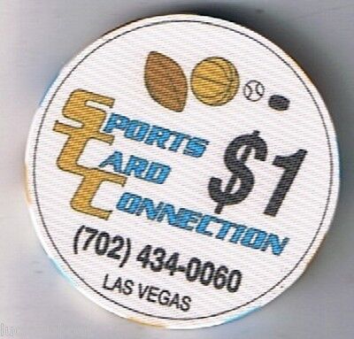Sports Card Connection $1.00 Casino Chip Las Vegas Nevada