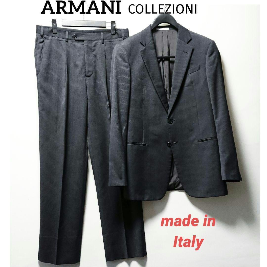 美品 ARMANI COLLEZIONI ダークグレー スーツセット Armani Collezioni Giorgio Italian Suit | eBay