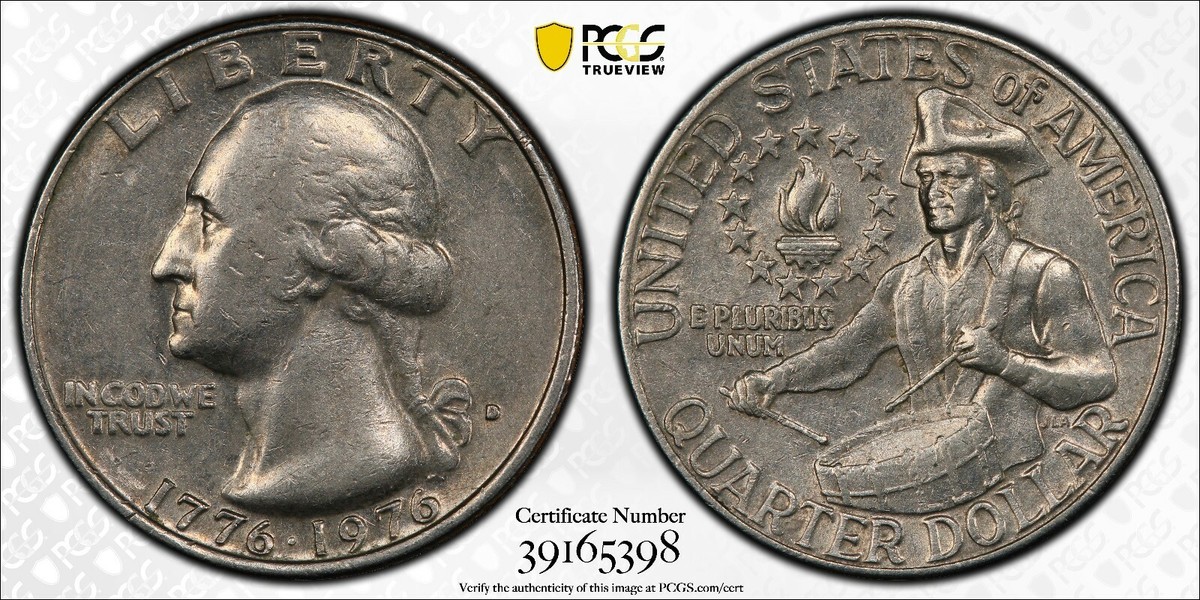 1976D Bicentennial Quarter FS-101 Doubled Die Obverse PCGS