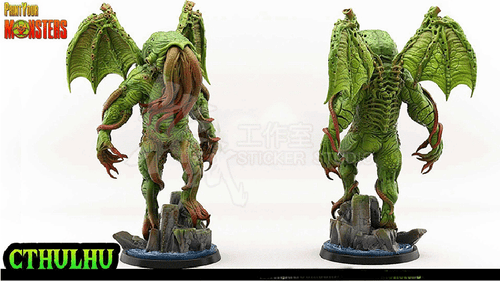 Cthulhu 3D Printing Unpainted Figure Model GK Blank Kit New Hot Toy In Stock - Picture 4 of 6