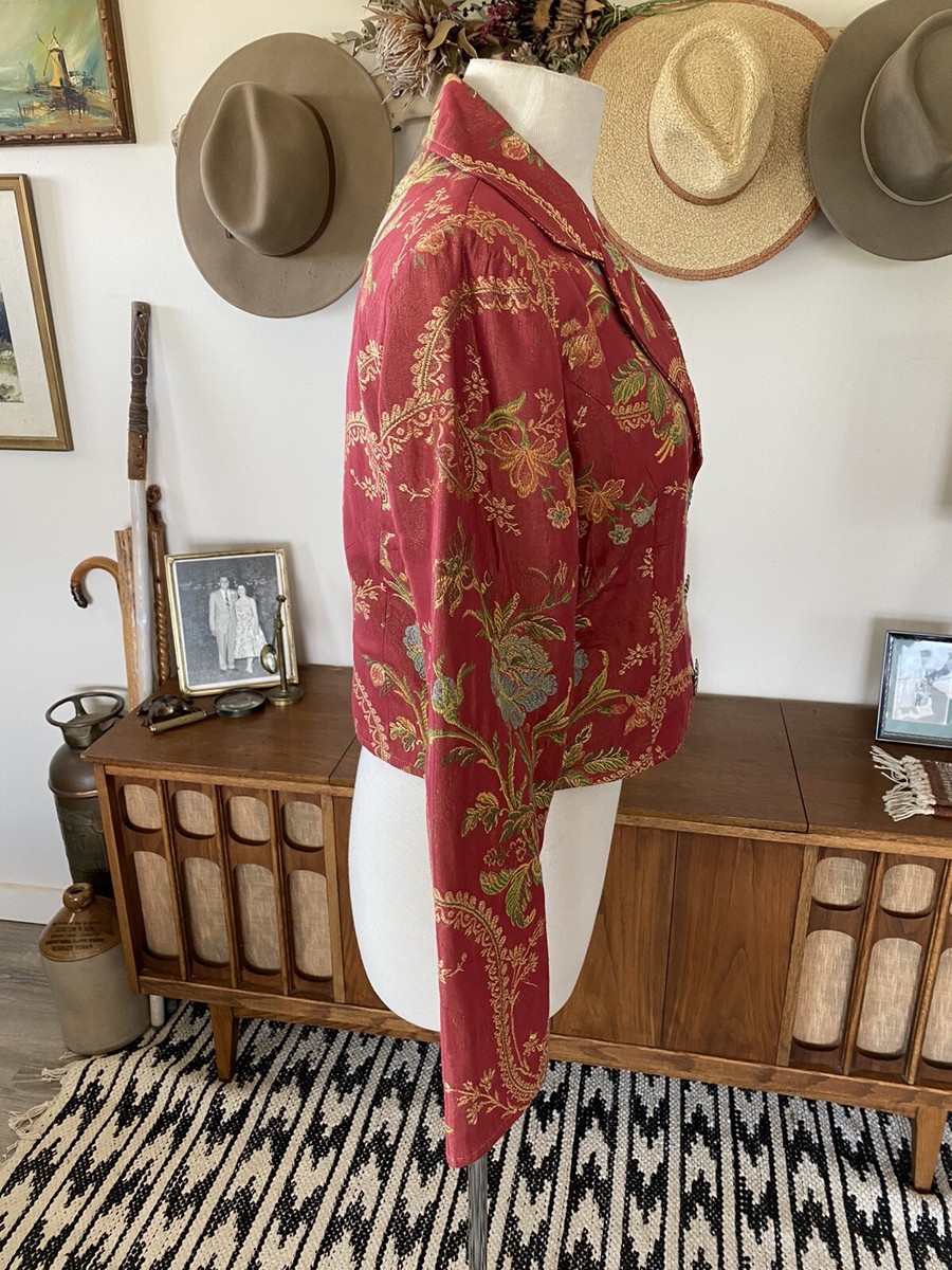 Vintage Painted Pony Jacket Womens Small Tapestry Floral Vintage Painted Pony Jacket Womens Small Tapestry Floral