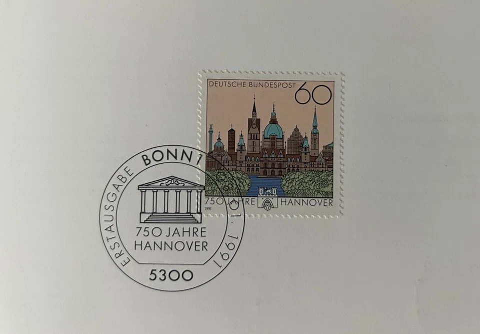 First day Cover - Germany 1991 Hannover Anniversary 750 years - Image 4 of 4