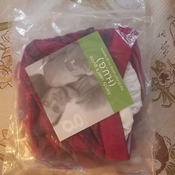 New  Grad Plaid Gdiaper Cloth Diaper pink girls baby boy - Image 2 of 2