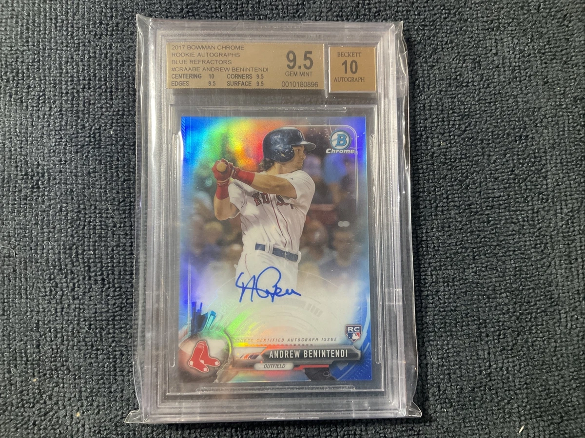 Andrew Benintendi Autograph Baseball Cards for sale | eBay