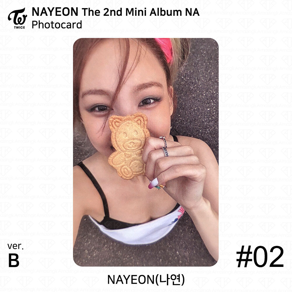 TWICE Nayeon The 2nd Mini Album NA Digipack Photocard Postcard