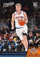 2016-17 Prestige #197 Mindaugas Kuzminskas RC New York Knicks