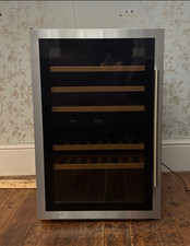 CDA FWV901SS/1 55 Bottles Under-Counter Dual-Zine Wine Cooler - Stainless Steel