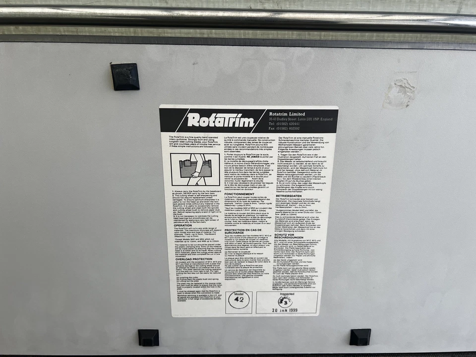 RotaTrim M42 professional paper trimmer - Image 3 of 4