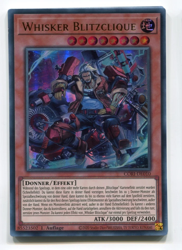 Yu-Gi-Oh! Whisker Blitzclique Ultra Rare CORI-DE010 - Bild 1 von 1