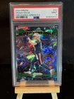 2024 Panini Prizm Drake Maye Fireworks RC Green Ice Rookie #22 Patriots PSA 9