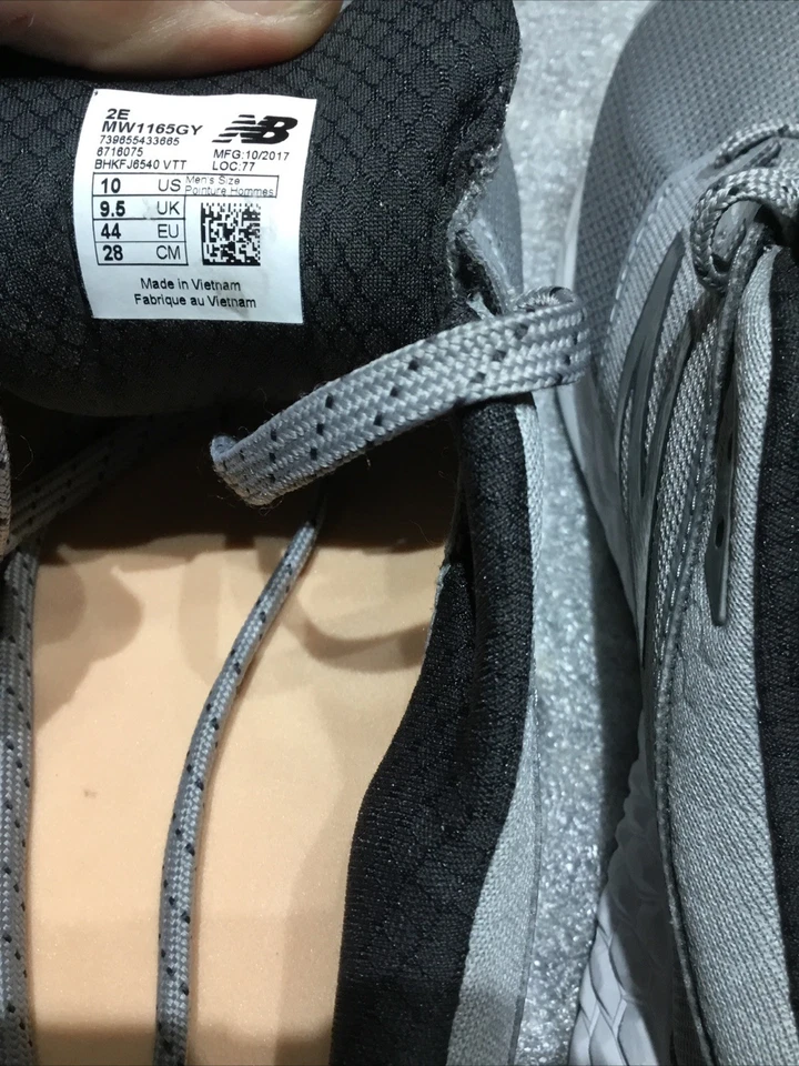 Zapatillas deportivas New Balance Fresh Foam MW1165GY grises para correr zapatos para hombre talla 10” Foto 3 de 4