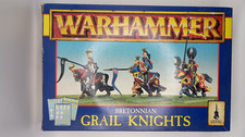 Warhammer Bretonnian Grail Knights - Citadel Miniatures - OOP Rare