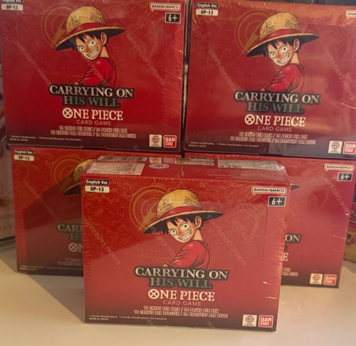 One Piece TCG OP13 Carrying On His Will Booster Pack Brand New Sealed
