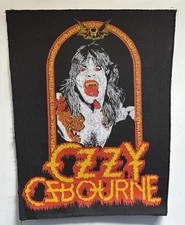 Ozzy Osbourne Back Patch Speak of the Devil Vintage but NEW - 1982 - Bat RARE