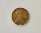 US 1958 D Mint Wheat Penny One Cent Copper Lincoln Head Coin Lightly Circulated