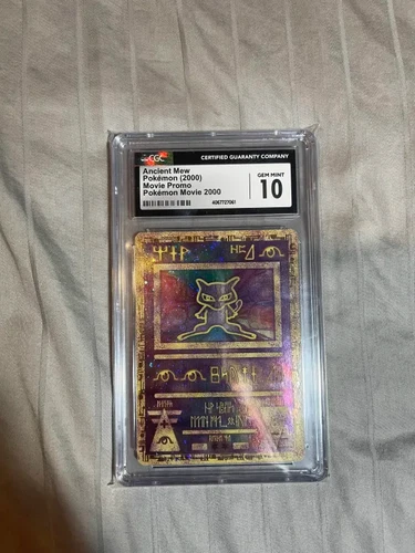 CGC 10 Ancient Mew 2000 Pokemon game movie promo- english- GEM MINT card