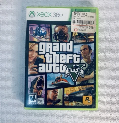 Grand Theft Auto V 5 Five Xbox 360 - Both Disc Complete with Manual No Map