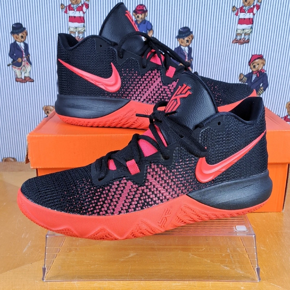Nike Kyrie Flytrap Black Red Orbit for Sale | Authenticity