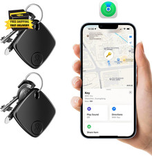 Smart Bluetooth Tracker 2-Pack   Key Finder  Luggage Locator, Compatible with I