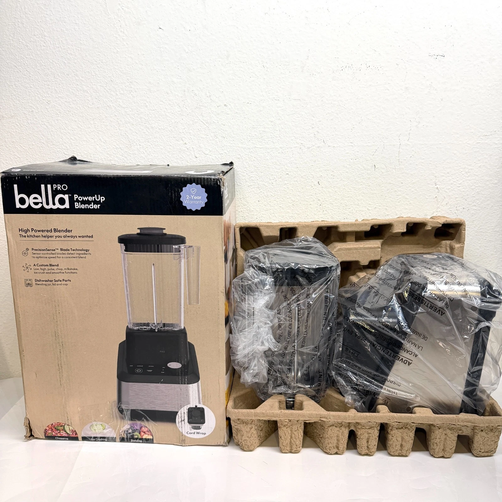 Bella Pro Power Up High Power Blender 1200W 7-Settings (FD8003B) Stainless Steel
Opens in a new wind