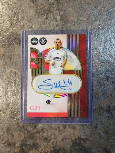 Guti Auto 5/5 Topps UEFA Club Competitions Deco 2025-26 Real Madrid