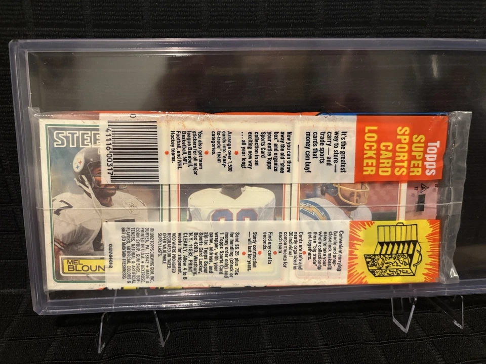 1983 Topps Football Grocery Pack (Tray) Unopened * HOF Mel Blount & Dan Fouts - Image 2 of 4