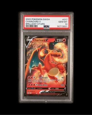 Pokemon BST 017/172 - Brilliant Stars Charizard V - PSA 10 | eBay