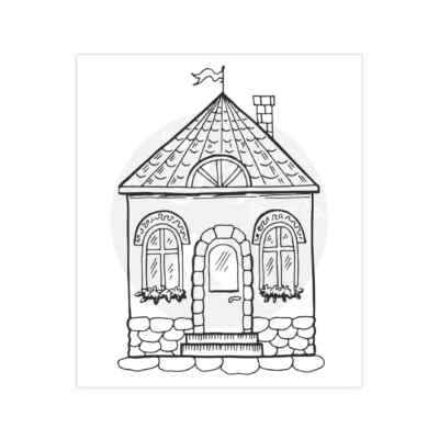 Crafts Too - Two Jays Clear Stamp - Round House - CTJJ202