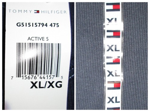 Vintage Tommy Hilfiger Jeans Logo Tank Top Damen XL dunkelblau gerippt Baumwolle TH NEU - Bild 24 von 24