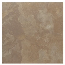 Floor Tile Water Resistant Vinyl Self Adhesive Light Slate Marble No Wax 12 x 12