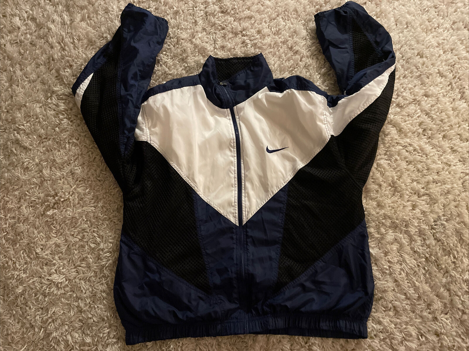 1990s vintage nylon Medium windbreaker running warm-up | eBay