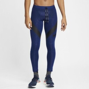 Nike Power Tech Men's Running Tights Blue Size Large L AJ7998-492 | eBay