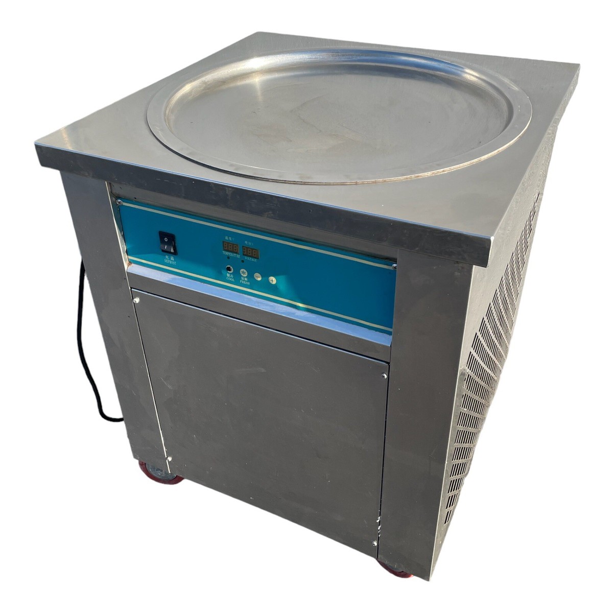 electric ice cream roller plate