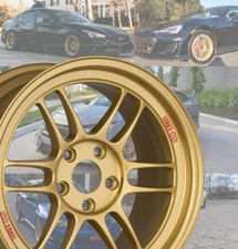 Enkei Rpf1 Gold 18x8 5x100 45mm 56cb Wheel Fits 02-10 Wrx 04 Sti