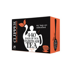 Pack of 440 Clipper Fairtrade Everyday Tea Bags - New + Free 24h Delivery 0.05 per strip